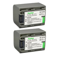 Kastar 2-Pack NP-FP70 / NP-FP71 Battery Replacement for Sony NP-FP30, NP-FP50 NP-FP51, NP-FP60, NP-FP70 NP-FP71, NP-FP90 NP-FP91 Battery, BC-TRP/TRH/TRV, BC-VH1, AC-VQH10 Charger