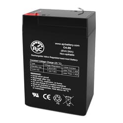 AJC Battery Compatible with Lithonia Lighting ELB06042 6V 4.5Ah Emergency Light Battery