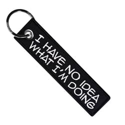 MotoLoot Keychain for Motorcycles, Scooters, Cars and Gifts (I Have No Idea What I'm Doing)
