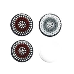 Orauley 4 Replacement Brush Heads for Model OR-9088 Facial Cleansing Brush Deep Pore Cleansing Gentle Exfoliating & Remove Blackhead Acne Exfoliating Soft Head Set