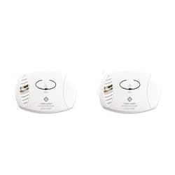 First Alert Carbon Monoxide Detector| No Outlet Required, Battery Operated, CO400 and First Alert CO605 Plug-in Battery Backup CO Alarm, 1 Pack, White