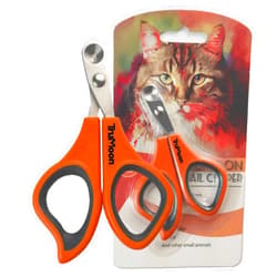 Trumoon Easy Cat Claw Trimmers with Circular Guard- Avoid Over Cutting Meow Nail Clippers for Cats Who Like to Struggle - Professional Grooming Tool for Kitten Cat