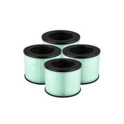 Nispira BS-08 3-in-1 HEPA Air Filter Replacement Compatible with Partu Air Purifier BS-08, 4 Packs