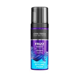 John Frieda Frizz Ease Dream Curls Air Dry Waves Styling Foam, Curl Defining Frizz Control for Curly and Wavy Hair, 5 Ounce