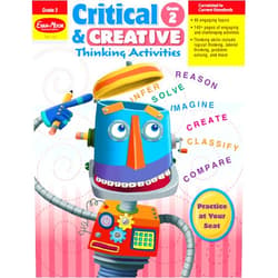 Evan-Moor Educational Publishers Evan-Moor Critical and Creative Thinking Activities Teacher's Resource Book, Grade 2 (Critical and Creating Thinking Activities)