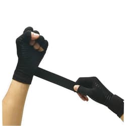 AMABAZR Compression Arthritis Gloves,Carpal Tunnel Pain Relief Gloves with Adjustable Wrist Strap for Women & Men