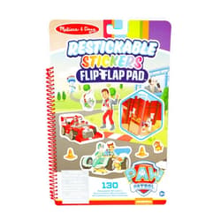 Melissa & Doug PAW Patrol Restickable Sticker Book Classic Missions | Activity Pad | 3+ | Gift for Boy or Girl