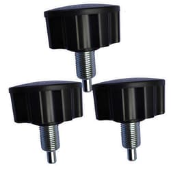 Kenneysarlon (3 pieces) 5/8 inch (M16) spring pin quick adjustment knob, pull pin, suitable for most fitness equipment, bicycle equipment, pull spring pin bolts and fitness bicycles, boxing ring accessories
