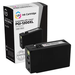 LD Compatible Replacement for Canon PGI-1200XL / 9183B001 High Yield Black Inkjet Cartridge for use in Canon Maxify MB2020, and MB2320 Printers