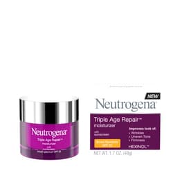 Neutrogena Triple Age Repair Anti-Aging Daily Facial Moisturizer with SPF 25 Sunscreen & Vitamin C, Firming Anti-Wrinkle Face & Neck Cream for Dark Spots, Glycerin & Shea Butter, 1.7 oz