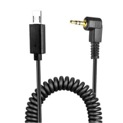 NEEWER 2.5mm to S2 Remote Shutter Release Cable, Compatible with Sony A1, A9 II, A9, A7R V/IV, A7S III, A99 II, A7R II, A7S II, A7 II, A7R, A7S, A7, A6600, A6500, A6300, A6000, RX10 IV Cameras