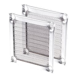 MECCANIXITY 60mm Computer Fan Filter Grills Stainless Steel Mesh Dustproof Case Cover for Computers, Pack of 2