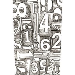 Sizzix Sizzx 3-D Texture Fades Embossing Folder Numbered by Tim Holtz | 665753 | Chapter 3 2022, Multicolor