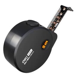 deli Tape Measure 16ft/5m, Easy Read Small Measuring Tape Retractable Mini Tape Measure with Metric/Fractional，Minimalist Design by deli Home Series