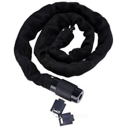 PRO BIKE TOOL Pro-Bike Tool Bike Lock with Key - Bicycle Anti Theft Security Locks - Suitable for Scooter, Electric, Road, and Mountain Bikes - Heavy Duty, Folding Design, Weatherproof - L38.1 x W1.1 in - Black