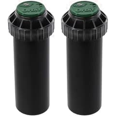 Orbit Watermaster 55461 Voyager 4-Inch Adjustable Pop-Up Gear Drive Sprinkler Head, Black, 2 Count (Pack of 2)