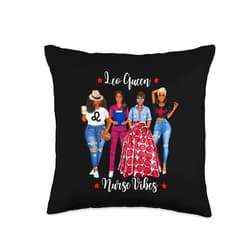 Lush Nursing Black Leo Queen Style July August Nursing Women Throw Pillow, 16x16, Multicolor