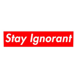 CNW Studio Stay Ignorant - Don Broco Vinyl Waterproof Sticker Decal Car Laptop Wall Window Bumper Sticker 5