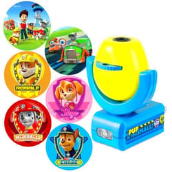 Projectables Paw Patrol LED Night Light Projector, Plug-In, Dusk-to-Dawn Sensor, Rubble, Chase, Skye, Marshall, Alex Porter, For Baby, Kids, Bedroom, Playroom, Nursery, Bathroom, 30605
