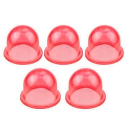 Hipa 188-12 Red Primer Bulb Replace 505306701 188-14 188-16 12318140630 530-035497 for Poulan Craftsman Husq Echo STHIL Homelite String Trimmer WeedEater BrushCutter Carb Parts Pack of 5