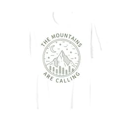 Life Is Good In The Woods Forest Camper Camp Lover Minimalist The Mountains Are Calling Explorer Camper Hiker T-Shirt