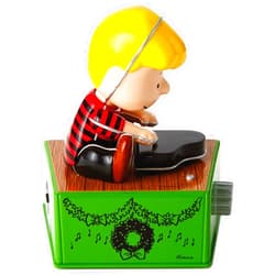 Hallmark Peanuts Schroeder Christmas Dance Party Figurine With Music and Motion Figurines