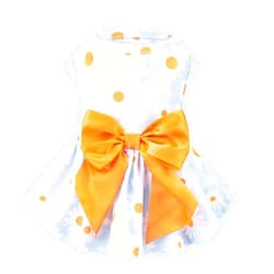 PUPTECK Floral Dog Dress for Spring Outfit Puppy Cute Small Dogs Clothes,Daisy,XS