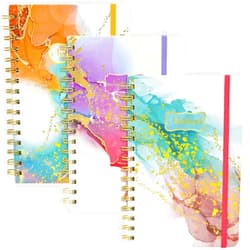 EOOUT Spiral Notebook 3 Pack Journals for Women, 6