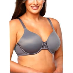 Vanity Fair Women's Full Figure Beauty Back Smoothing Bra, 4 way Stretch Fabric, Lightly Lined Cups Up to H