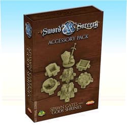 Ares Games Sword & Sorcery: Ancient Chronicles Miniatures – Spawn Fates and Gods Shrines – 27 Pieces 30MM Unpainted Designed for use with Sword & Sorcery TTRPG, RPG, Tabletop Game, (AREGRPR211)