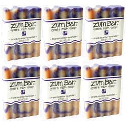 Indigo Wild Zum Bar Goat's Milk Soap - Frankincense-Lavender - 3 oz (6 Pack)