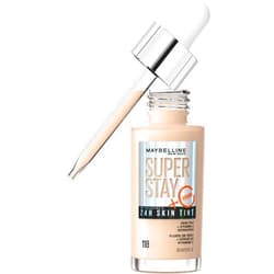Maybelline New York Super Stay Up to 24HR Skin Tint, Radiant Light-to-Medium Coverage Foundation, Makeup Infused With Vitamin C, 118, 1 Count Super Stay Skin Tint 118