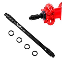 MUQZI Bicycle QR Adapter 12/15 to 9mm Front Wheel Hub Adapter 100/135/142/148mm Thru Axle Hub Quick Release for Mountain Road Bike