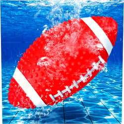 Hiboom Swimming Football, Underwater Passing & Dribbling, Beach & Pool Waterproof, Diving Game Toys for Teens & Adults, Fills with Water (Red)