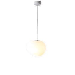 Generic Chandelier 12.2in White Pebble Bedroom Pendant Light Island Bar Dining Room Hanging Lamp Creative Study Clothing Store Chandeliers for Casual Entertainment Home Lighting Fixture Chandelier