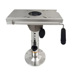 HSOKEW Boat Seat Pedestal, Fore & AFT Seat Slide with Locking Seat Mount Aluminum Adjustable Height from 13