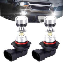 LLII 2PCS 9005/9006 LED Headlight Bulbs High Low Beam Headlights, 6500K 12V Fog Light Bulbs Daytime Running Lights Daylight Front Light Replacement Kit for Most Cars,Trucks,SUVs,RVs(White)