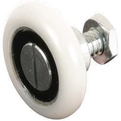 Prime-Line R 7228 1-1/8 In. White, Nylon, Ball Bearing Drawer Rollers (2 Pack)