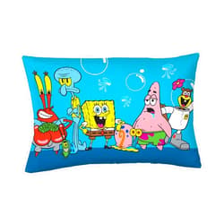 Franco Kids Bedding Super Soft Microfiber Reversible Pillowcase, 20 in x 30 in, Spongebob Squarepants