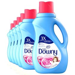 Downy Ultra April Fresh Laundry Fabric Softener Liquid, Six 34 Fl Oz Bottles, 240 Loads Total