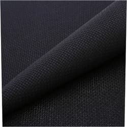 Donmon Aida Cloth 14 Count Cross Stitch Fabric,12 by 60inch(14CT,Black)