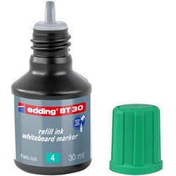 edding BT 30 navulinkt whiteboardmarker - zwart - 30 ml - met capillair systeem, ideaal voor schoon en gemakkelijk navullen van vrijwel alle whiteboardmarkers van edding