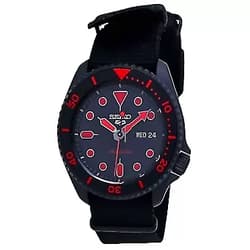 Seiko SRPD83 Seiko 5 Sports Men's Watch Black 42.5mm Stainless Steel