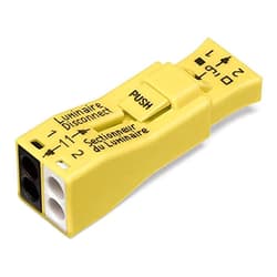 WAGO 873-902 LUMI-Nuts® - PUSHWIRE® Connector for Luminaire Disconnect (Blister Pack of 5)