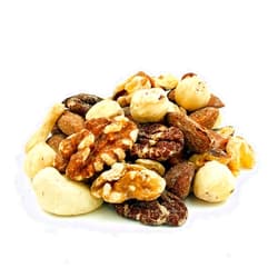 The Nut Hut Organic Ultra Premium Mixed Nuts (6 Oz Eco-Pouch) Roasted with Sea Salt | Non-Gmo | Certified Organic | Small Batch | Vegan & Gluten Free