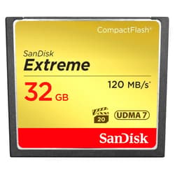 SanDisk 32GB Extreme CompactFlash Memory Card UDMA 7 Speed Up To 120MB/s - SDCFXSB-032G-G46