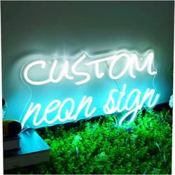 IbayNawi Custom Neon Signs, Personalized Neon Sign for Wall Decor, Neon Sign Customizable for Bedroom, Wedding, Birthday Party(Optional 10
