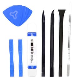 STREBITO Spudger Pry Tool Kit 11 Piece Opening Tool, Plastic & Metal Spudger Tool Kit, Ultimate Prying & Open Tool for iPhone, Laptop, iPad, Cell Phone, MacBook, Tablet, Computer, Electronics Repair
