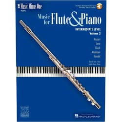 By Hal Leonard Corp. (Author) Intermediate Flute Solos Volume 3 - Music Minus One Book/Online Audio