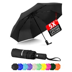 Seniny Windproof Travel Umbrella, Automatic Umbrellas for Rain, Portable & Compact Umbrella for Backpack, Strong UV Umbrella for Protection, Folding Small Umbrella for Car, Sun Umbrella for Walking